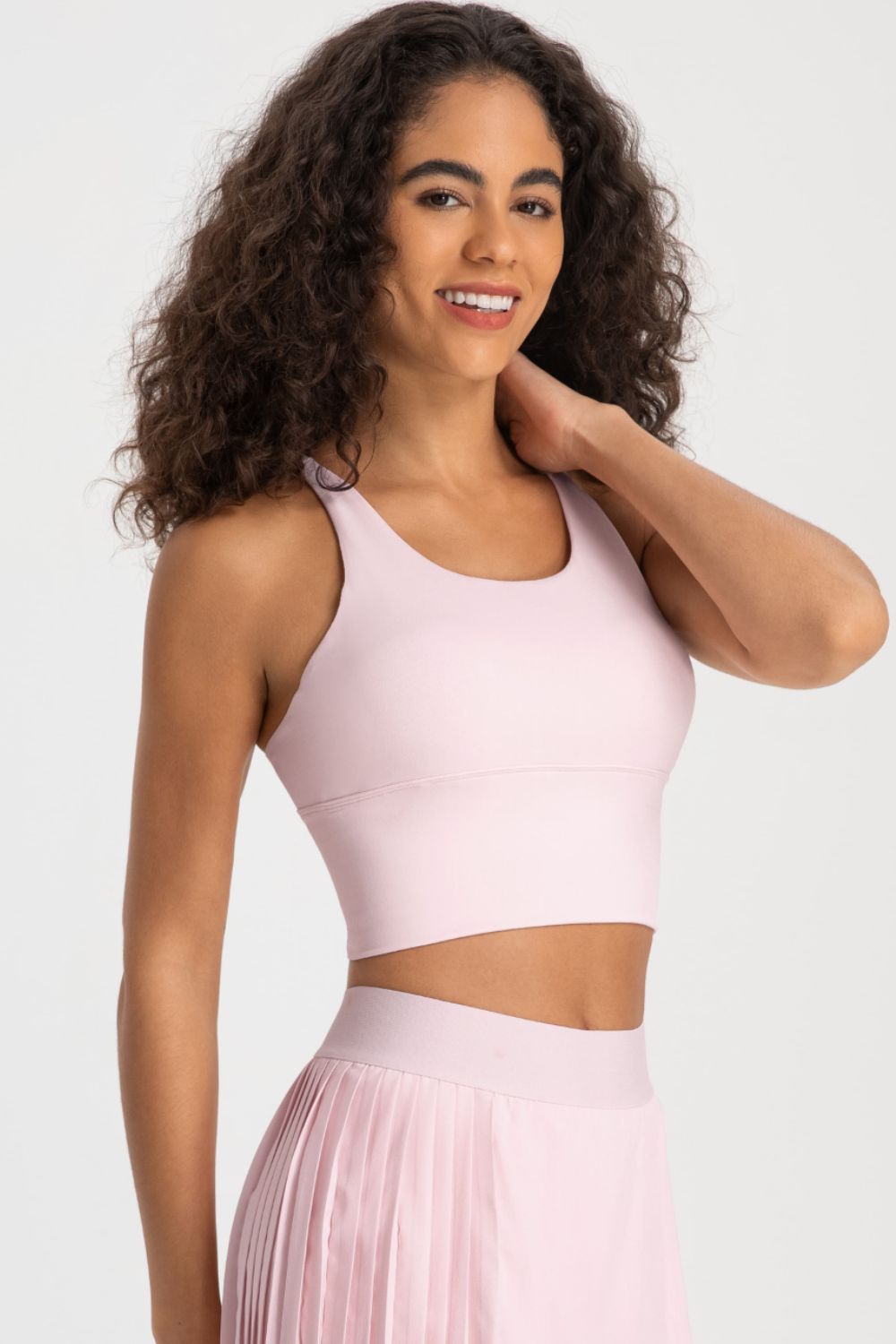 Millennia Crisscross Back Ladder Detail Sports Bra