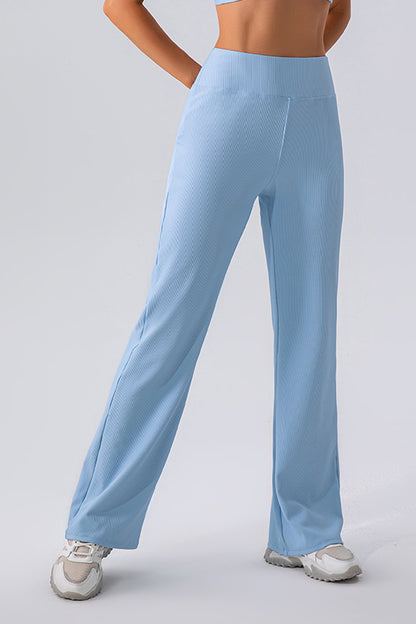 High Waist Straight Active Pants