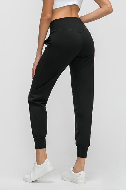 Millennia Wide Waistband Slant Pocket Pants