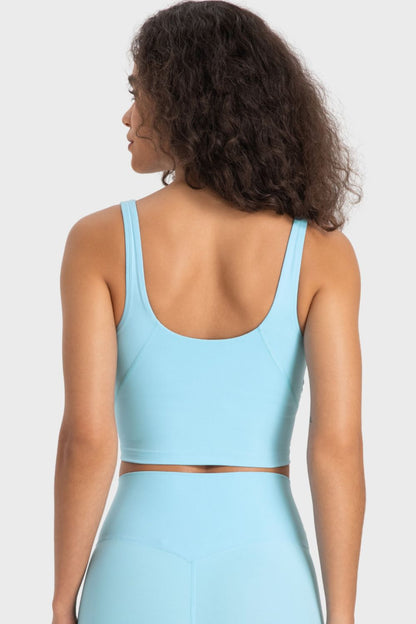 Millennia Deep V-Neck Crop Sports Bra